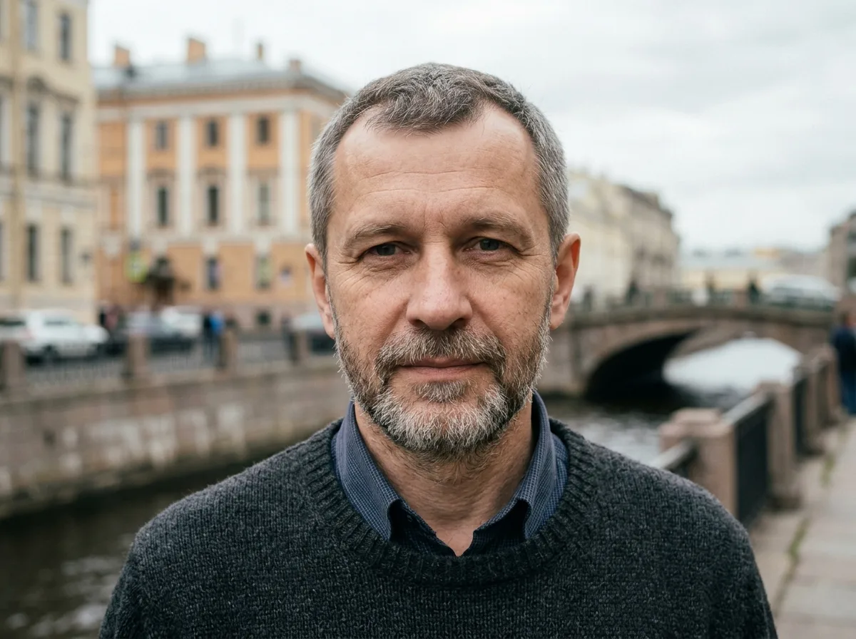Аватар мужчины 47 лет по имени Сергей М., жителя Санкт-Петербурга, нейтральный портрет