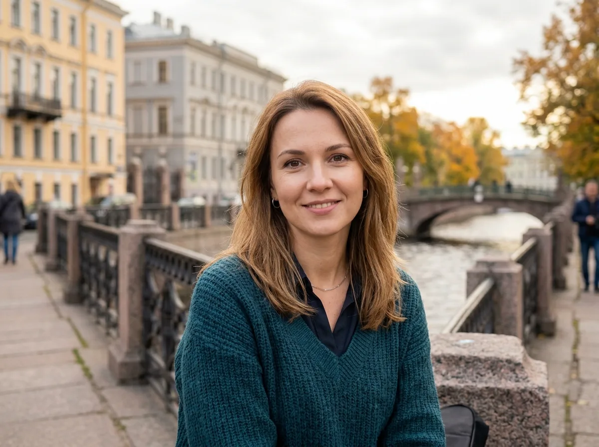 Аватар женщины около 34 лет по имени Елена Г., жительницы Санкт-Петербурга, портрет нейтральный